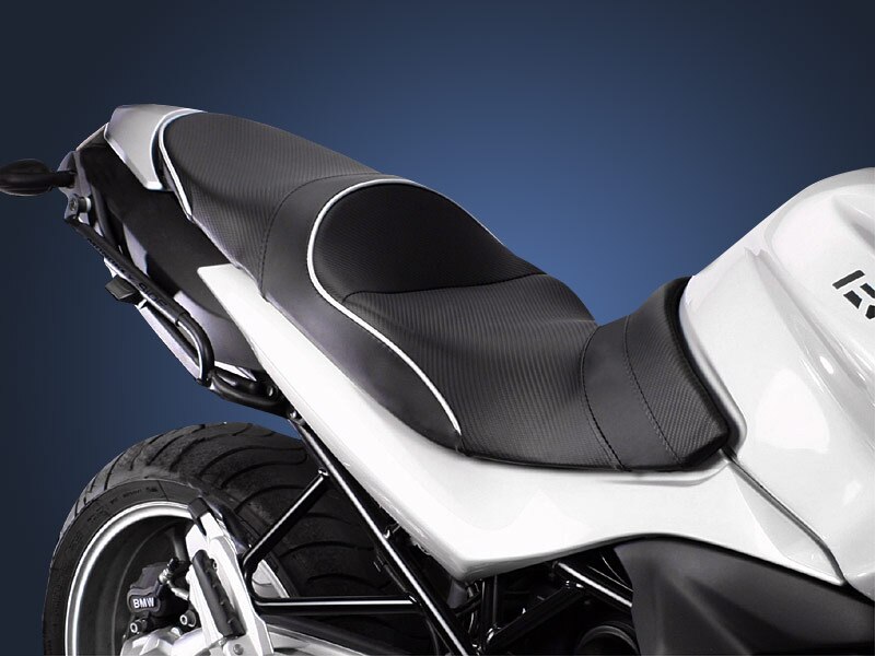 BMW R1200R シート BMW R1200R REVolution CFX Silver | Sargent Cycle Products